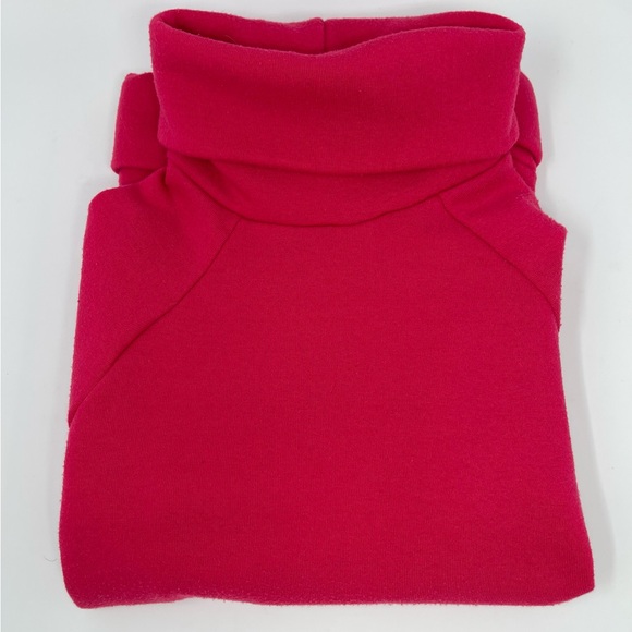 ANTHROPOLOGIE/EN ELLY: Thomas Turtleneck Sweatshirt, Raspberry/Pink; Size XS - Picture 6 of 6